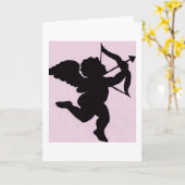 ラベンダーキューピッド カード (黄色い花)