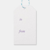 ラベンダーギフトラベル ギフトタグ (裏面)