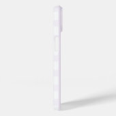 ラベンダーギンガムの美しいiPhone 16ケース Case-Mate iPhoneケース (裏面 / 右)