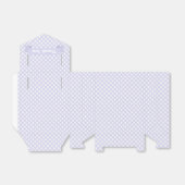 ラベンダーギンガムパタンありがとうお気に入りボックス フェイバーボックス (折り畳みなし)