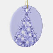 ラベンダークリスマスツリーセラミックオーナメント セラミックオーナメント (右)
