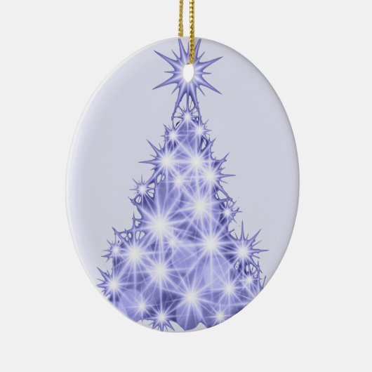 ラベンダークリスマスツリーセラミックオーナメント セラミックオーナメント (右)