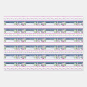 ラベンダークリスマスビレッジ ラッピングペーパーシート (正面2)