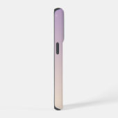 ラベンダークリームまつげ iPhoneケース (右側面)