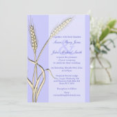 ラベンダークリームカントリームアウトドア 招待状 (スタンド正面)