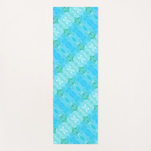 ラベンダークロカスx GL 3イカット  ヨガマット (正面)