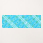 ラベンダークロカスx GL 3イカット  ヨガマット (正面(横))