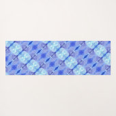 ラベンダークロッカスxレコレータ3イカット ヨガマット (裏面(横))