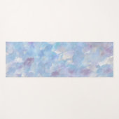 ラベンダーグモダンレードリームウォーターカラーヨガマット ヨガマット (正面(横))