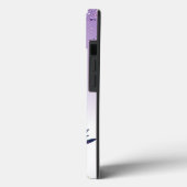 ラベンダーグラデーションティール(緑がかった色)シャンパントースト21歳の誕生日 Case-Mate iPhoneケース (裏面 / 左)