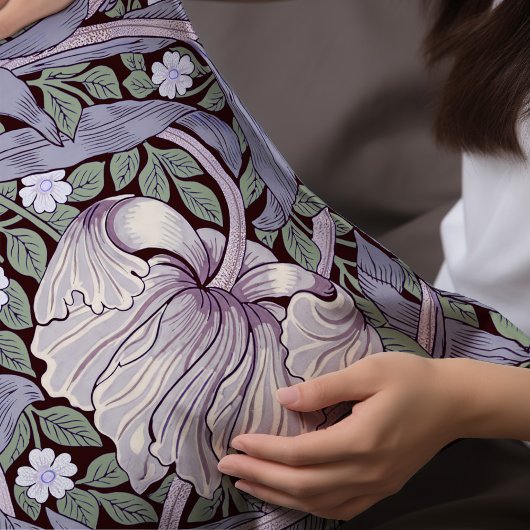 ラベンダーグリーンパンペネルヴィンテージウィリアムモリス 枕カバー