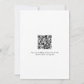 ラベンダーグリーンリーフローラ植物優雅な結婚式 セーブザデート (裏面)