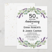 ラベンダーグリーンリー50周年記念 招待状 (正面/裏面)