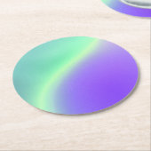 ラベンダーグリーン紙コースター ラウンドペーパーコースター (アングル)