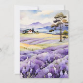 ラベンダーグリーン結婚リー 招待状 (裏面)