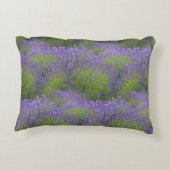 ラベンダーコットンアクセント枕16" x 12" アクセントクッション (裏面)