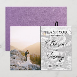 ラベンダーコロラドパスポートサンキューカード サンキューカード