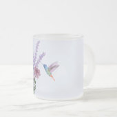 ラベンダーコーヒーマグ フロストグラスマグカップ (正面右)