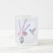 ラベンダーコーヒーマグ フロストグラスマグカップ (中央)