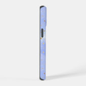 ラベンダーゴールドスター柄 iPhone 15ケース (右側面)