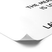 ラベンダーサイン ゴールドコンフェッティ ハートシャワー ポスター (角)