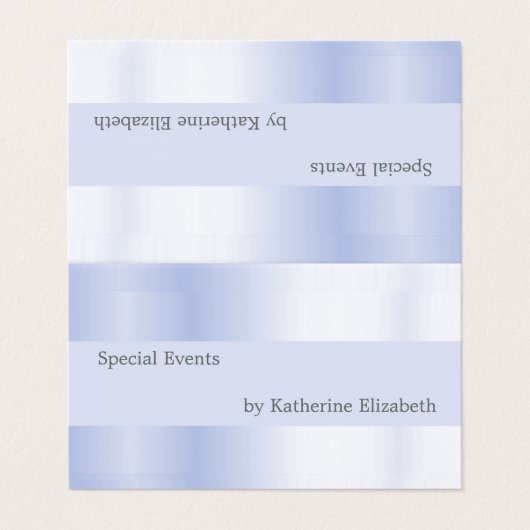 ラベンダーサテンルックミニマルエレガントプロフェッショナル 名刺 (外部フラット)