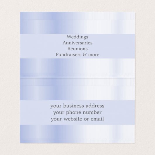 ラベンダーサテンルックミニマルエレガントプロフェッショナル 名刺 (内部フラット)