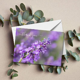 ラベンダーサンキュー ノートカード