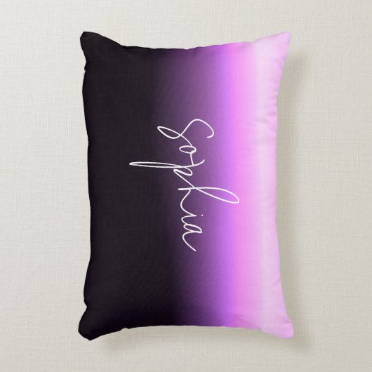 ラベンダーサンセットアクセント枕 アクセントクッション (正面(垂直))