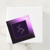 ラベンダーサンセットギフトタグ フェイバータグ (インサイチュ)