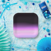 ラベンダーサンセットペーパープレート ペーパープレート (パーティー)