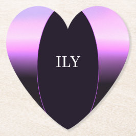 ラベンダーサンセット紙コースター ペーパーコースター