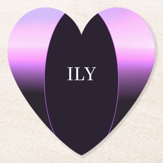 ラベンダーサンセット紙コースター ペーパーコースター (正面)