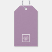 ラベンダーサンドドルビーチ結婚式ゲストハウス ギフトタグ (裏面)