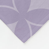 ラベンダーシッポ模様 フリースブランケット (角)