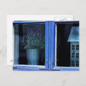 ラベンダーシャビーシックコテージはがき ポストカード (正面/裏面)