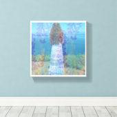 ラベンダーシーキャンバスプリント キャンバスプリント (インサイチュ (ウッドフロア))