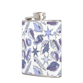 ラベンダーシーシェルズ フラスク (左)