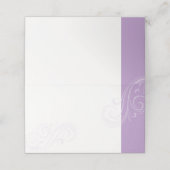 ラベンダーシーティングカード結婚キャロラインのコレクション プレイスカード (外部開封)