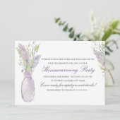 ラベンダージャー引っ越し祝いパーティーパーティの招待状 招待状 (スタンド正面)