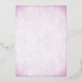 ラベンダースウィート16金ゴールド紙吹雪 箔招待状 (裏面)