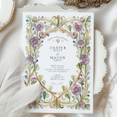 ラベンダースカビオ結婚サフローラ 招待状