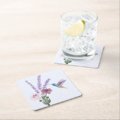 ラベンダースクエアコースターセット スクエアペーパーコースター (インサイチュ)