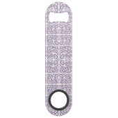 ラベンダースクロール加工パターン スピード栓抜き (正面)