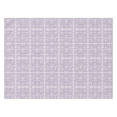 ラベンダースクロール加工パターン テーブルクロス (正面(横))