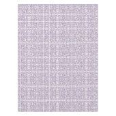 ラベンダースクロール加工パターン テーブルクロス (正面)