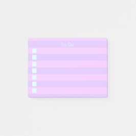 ラベンダーストライプの薄紫 ポストイット
