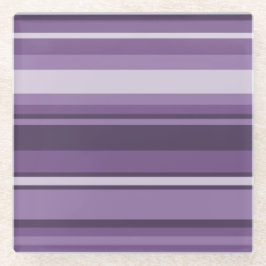 ラベンダーストライプの製品 ガラスコースター