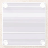 ラベンダーストライプの製品 ガラスコースター (裏面)