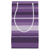 ラベンダーストライプの製品 スモールペーパーバッグ (正面)